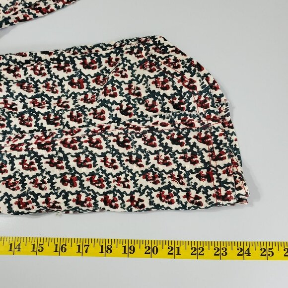 Anthropologie Pilcro Womens Button Front Shirt Size XXS Western Abstract - Picture 9 of 10